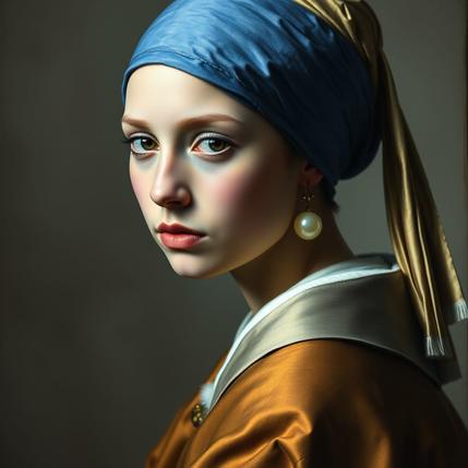 NightCafe-hyperreal-girl with a pearl earring